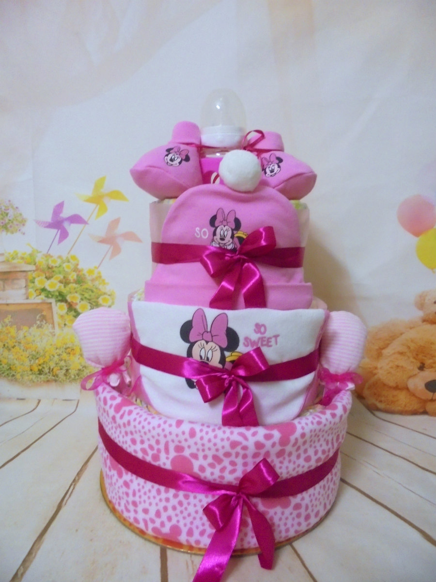 Sweet-Minnie-diaper-cake-3όροφη.jpg