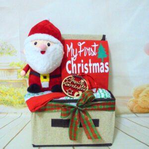 Baby gift box babys first Christmas