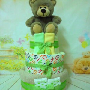 baby bear 3όροφη μωρότουρτα