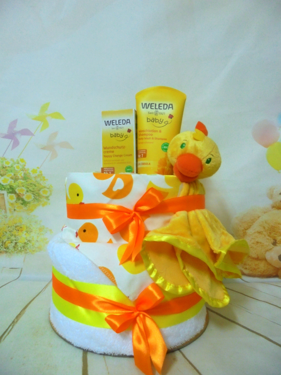 Baby duck Weleda 2όροφη μωρότουρτα