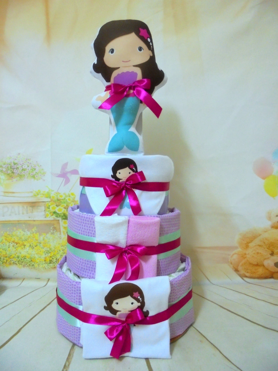 Γοργόνα 3όροφη μωρότουρτα