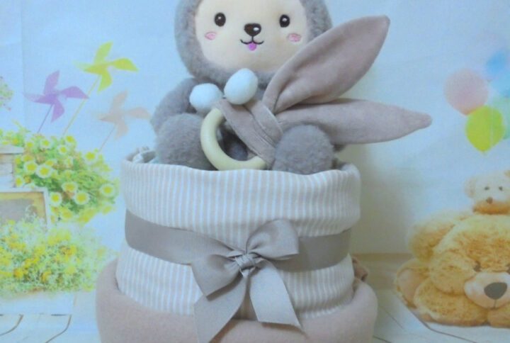 Baby Bunny 2όροφη μωρότουρτα