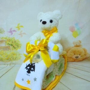 Μηχανάκι από πάνες ΑΕΚ