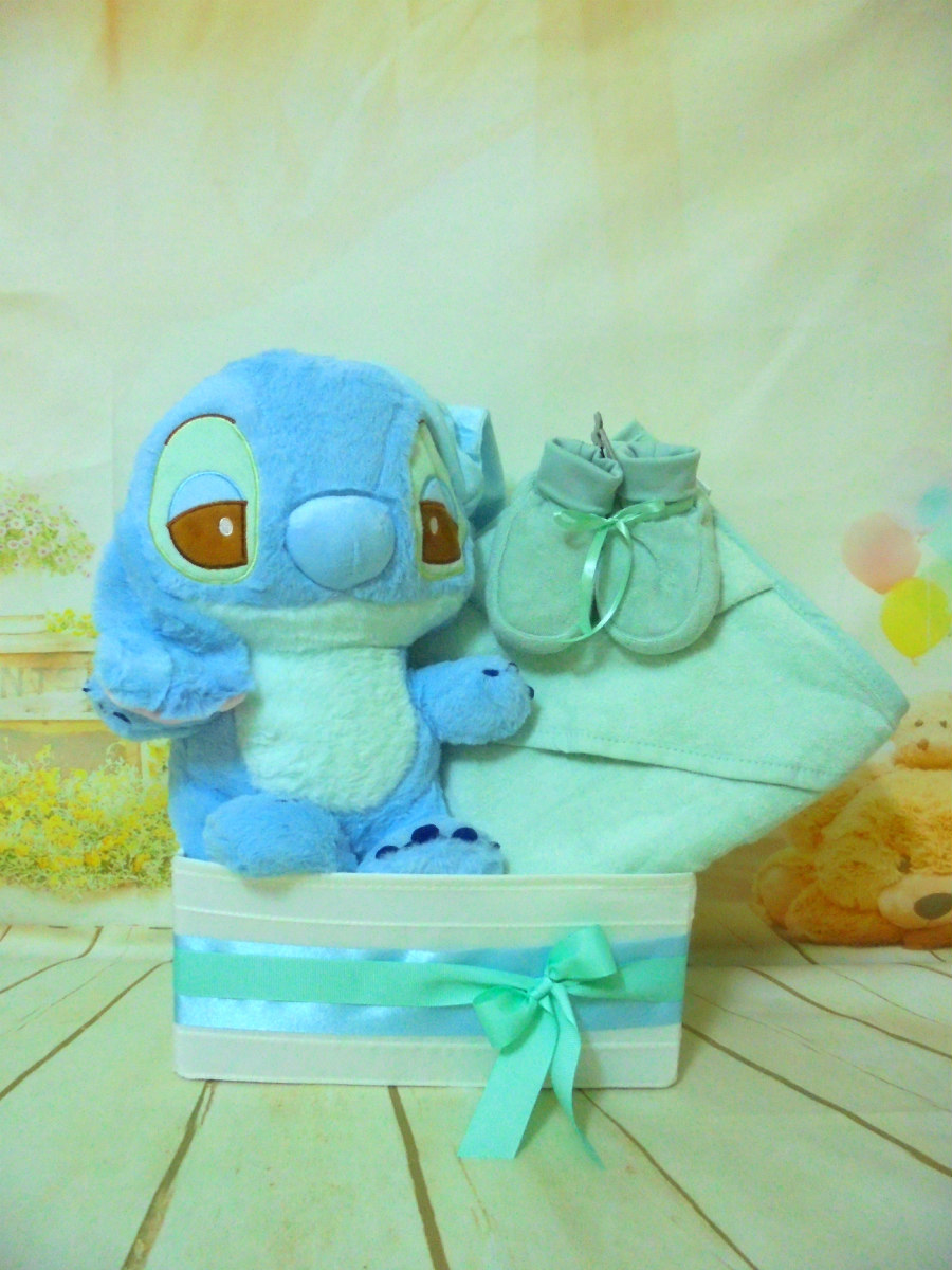 Baby gift box Stitch οργανικό βαμβάκι