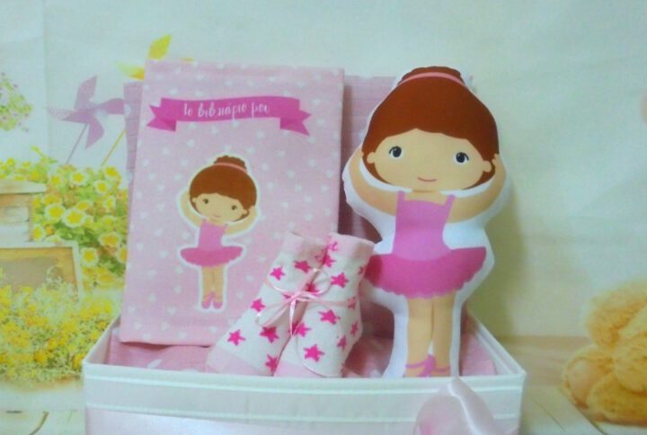 Baby Gift Box Little Ballerina για νεογέννητο κοριτσάκι με μαξιλαροκουκλάκι μπαλαρίνα