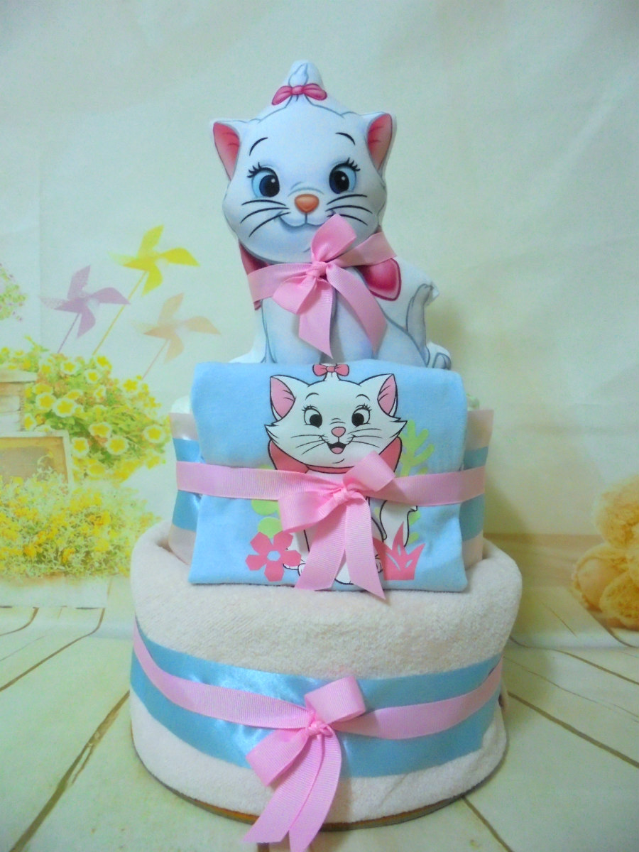 Little Marie (aristocats) 2όροφη μωρότουρτα